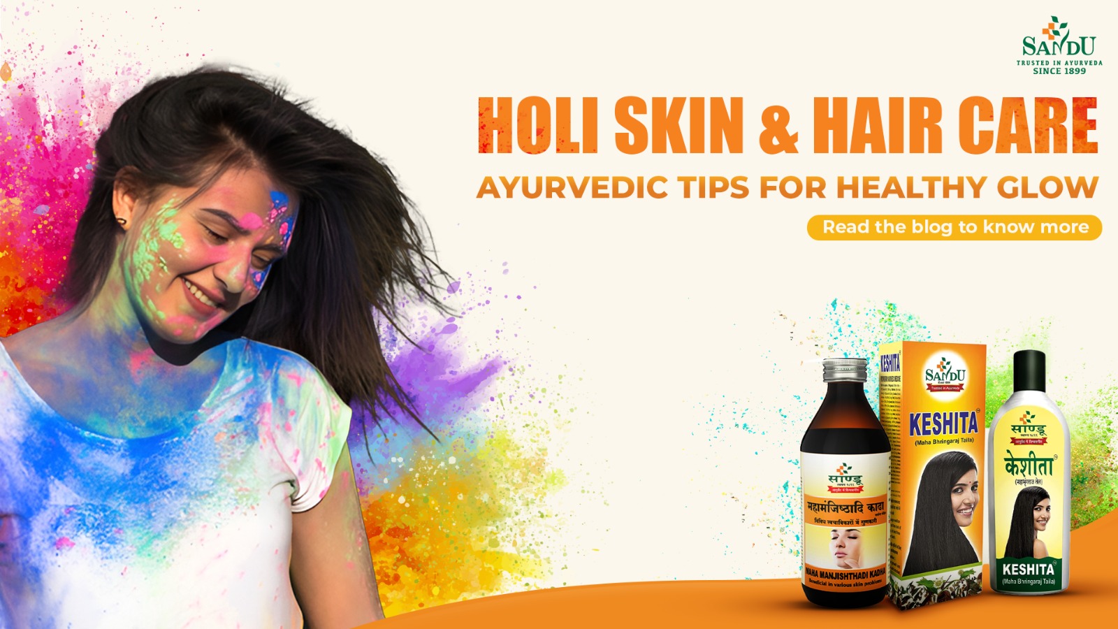 Holi Skin & Hair Care: Ayurvedic Secrets for a Safe Celebration 